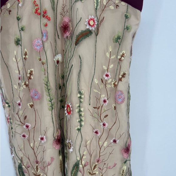 Entro Floral Embroidered Dress size M - Picture 3 of 4